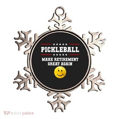 Pickleball Make Retirement Great Again Ornament
