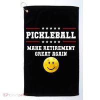 Pickleball Make Retirement Great Again Golf Towel thumb 0