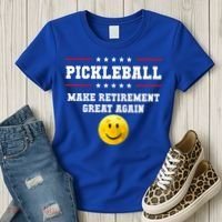 Pickleball Make Retirement Great Again Women's T-Shirt thumb 3