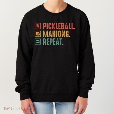 Pickleball Mahjong Repeat Women's Sweatshirt