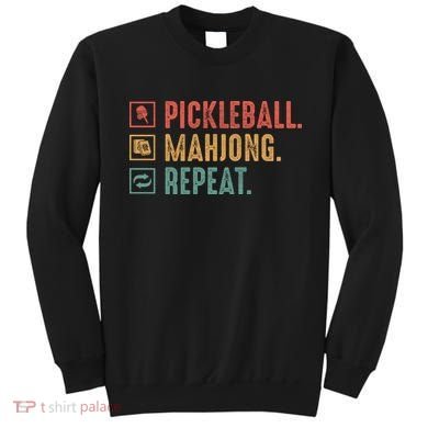 Pickleball Mahjong Repeat Sweatshirt
