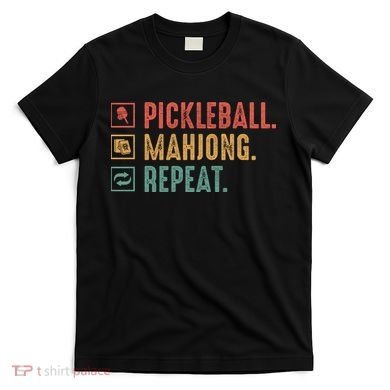 Pickleball Mahjong Repeat T-Shirt