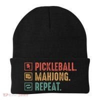 Pickleball Mahjong Repeat Beanie thumb 0