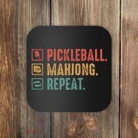 Pickleball Mahjong Repeat Coaster thumb 0