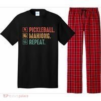 Pickleball Mahjong Repeat Pajama Set thumb 0