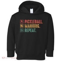 Pickleball Mahjong Repeat Toddler Hoodie thumb 0