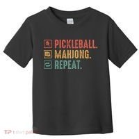 Pickleball Mahjong Repeat Toddler T-Shirt thumb 0