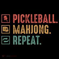 Pickleball Mahjong Repeat Toddler T-Shirt thumb 4