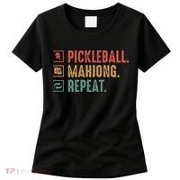 Pickleball Mahjong Repeat Women's T-Shirt thumb 0