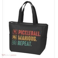 Pickleball Mahjong Repeat Tote Bag thumb 3