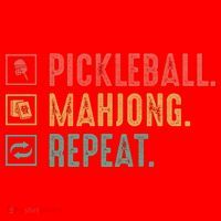 Pickleball Mahjong Repeat Santa Hat thumb 1