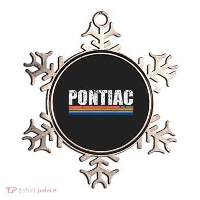 Pontiac Michigan Retro Ornament