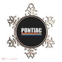 Pontiac Michigan Retro Ornament thumb 0