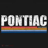 Pontiac Michigan Retro Ornament thumb 1