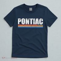 Pontiac Michigan Retro T-Shirt thumb 5