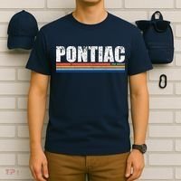 Pontiac Michigan Retro T-Shirt thumb 6