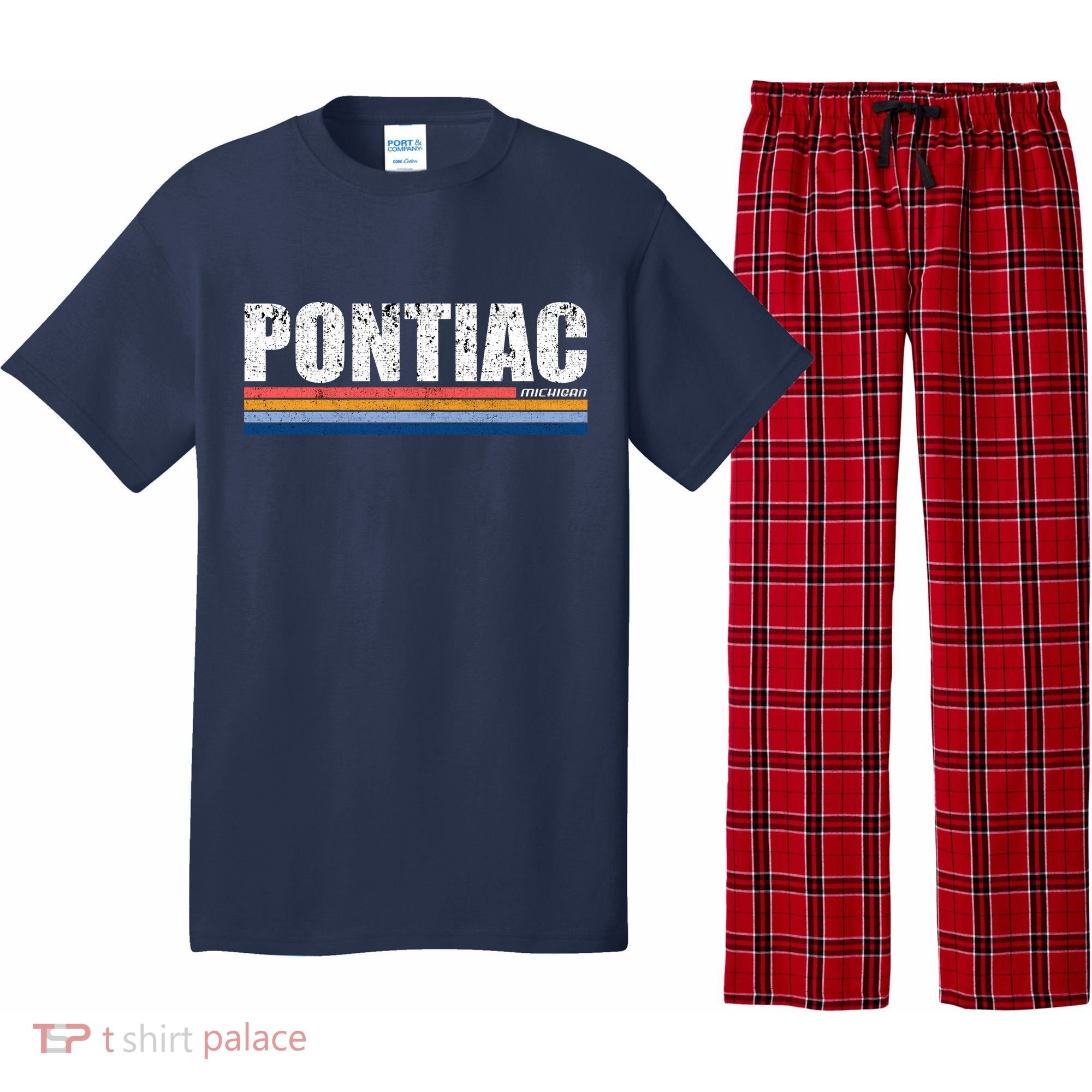 Pontiac Michigan Retro Pajama Set