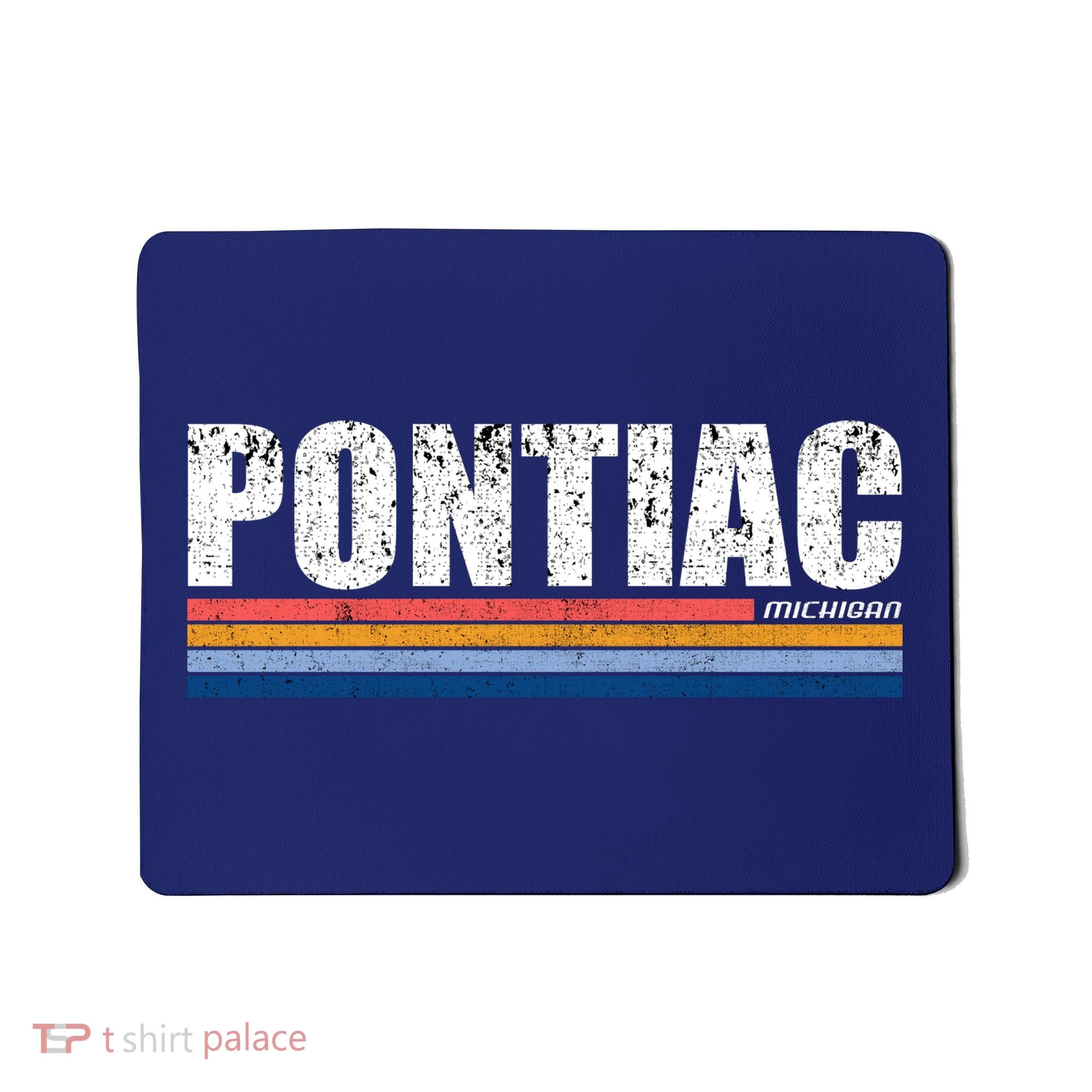 Pontiac Michigan Retro Mousepad