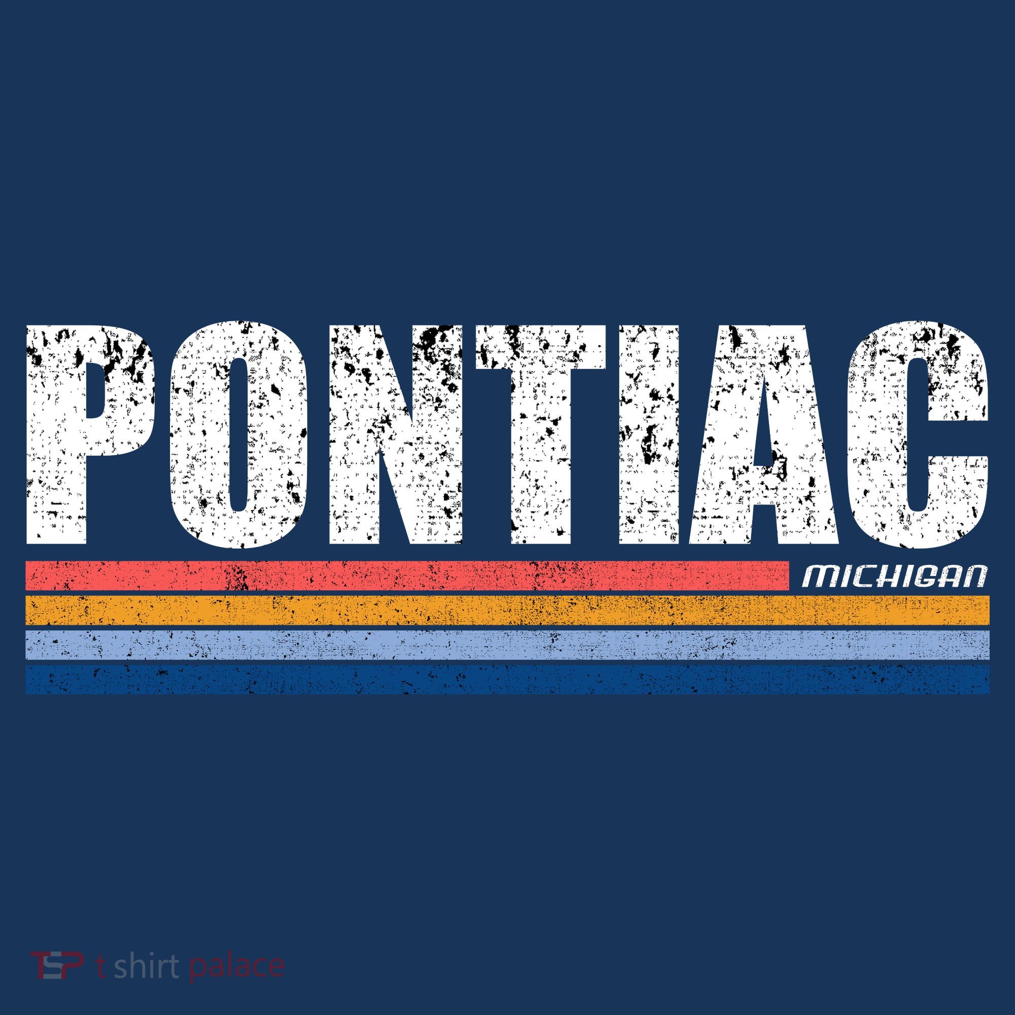 Pontiac Michigan Retro Mousepad