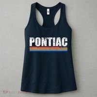Pontiac Michigan Retro Women's Tank Top thumb 3