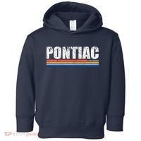 Pontiac Michigan Retro Toddler Hoodie thumb 0