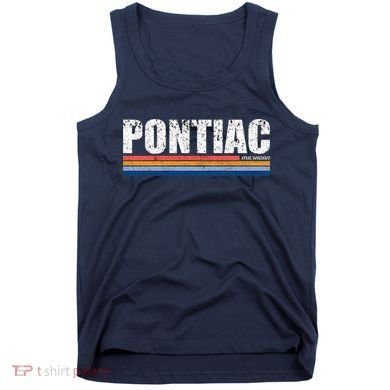 Pontiac Michigan Retro Tank Top