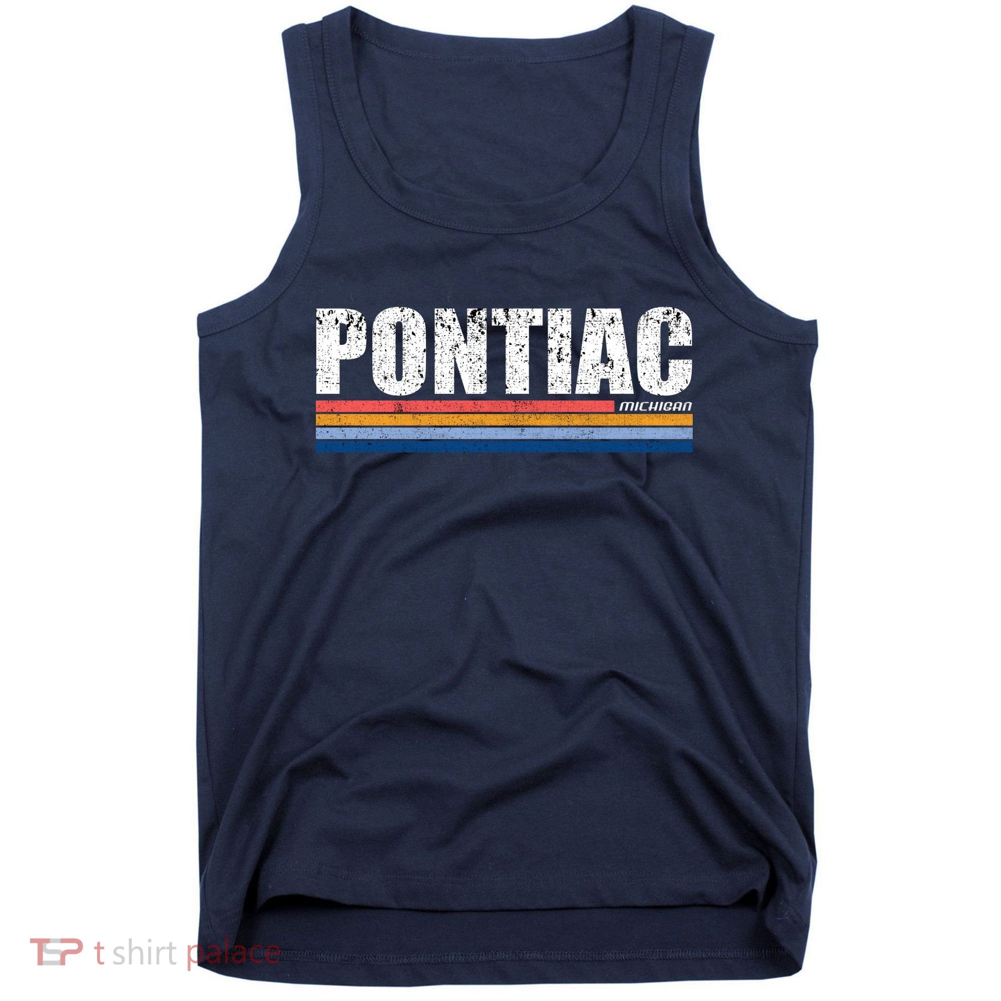 Pontiac Michigan Retro Tank Top