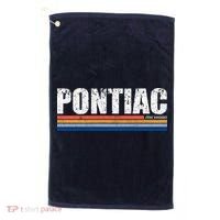 Pontiac Michigan Retro Golf Towel thumb 0