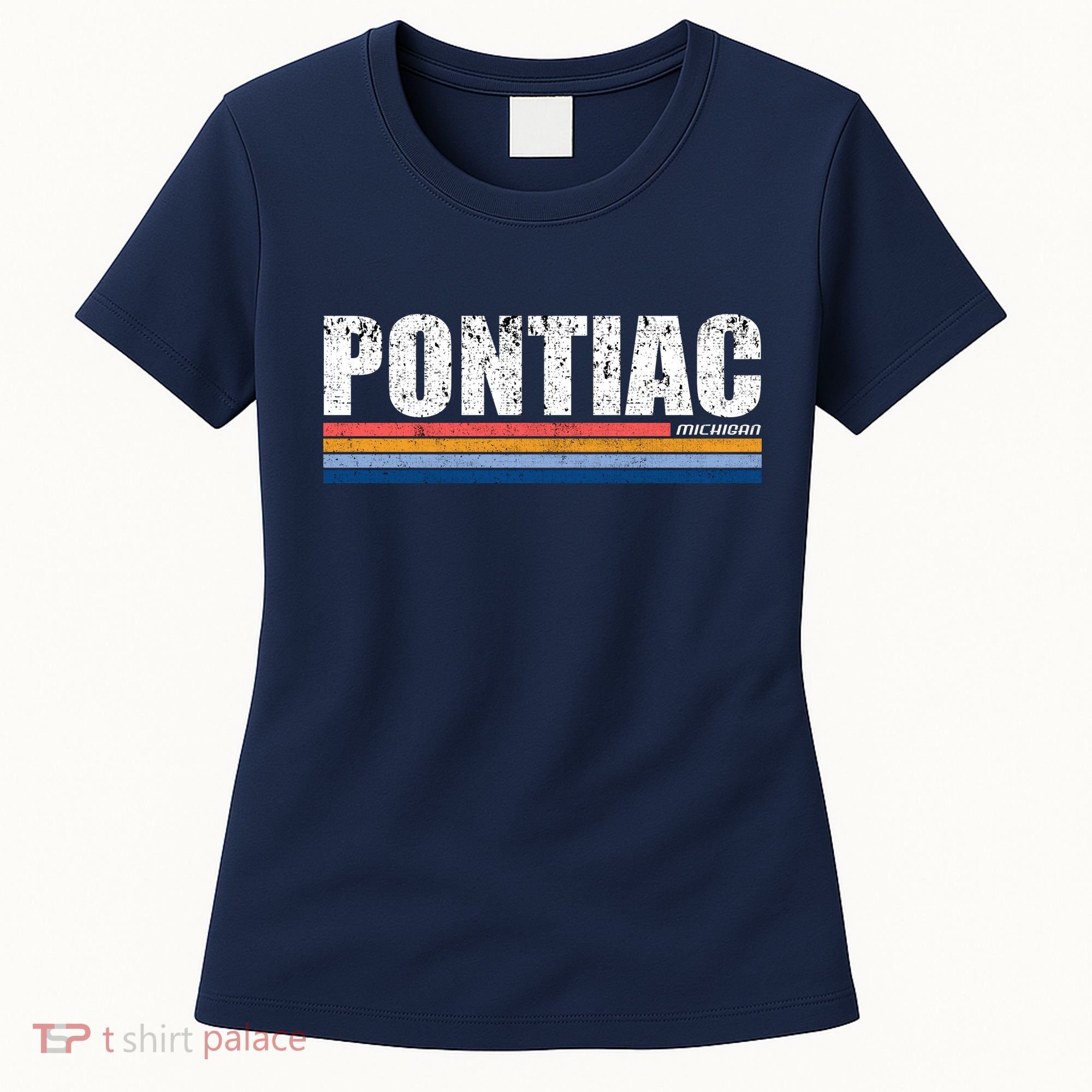 Pontiac Michigan Retro Women's T-Shirt