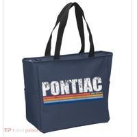 Pontiac Michigan Retro Tote Bag thumb 2