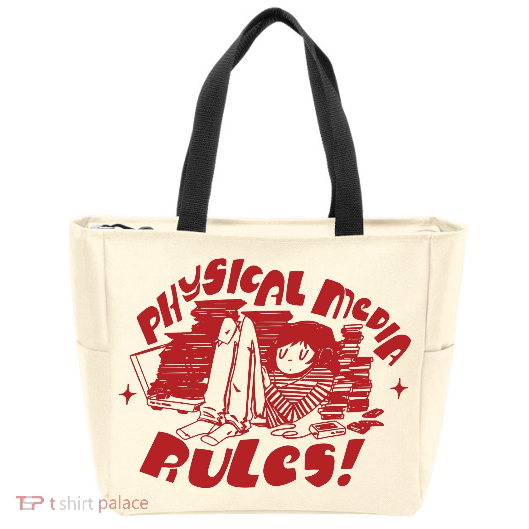 Physical Media Rules Tote Bag