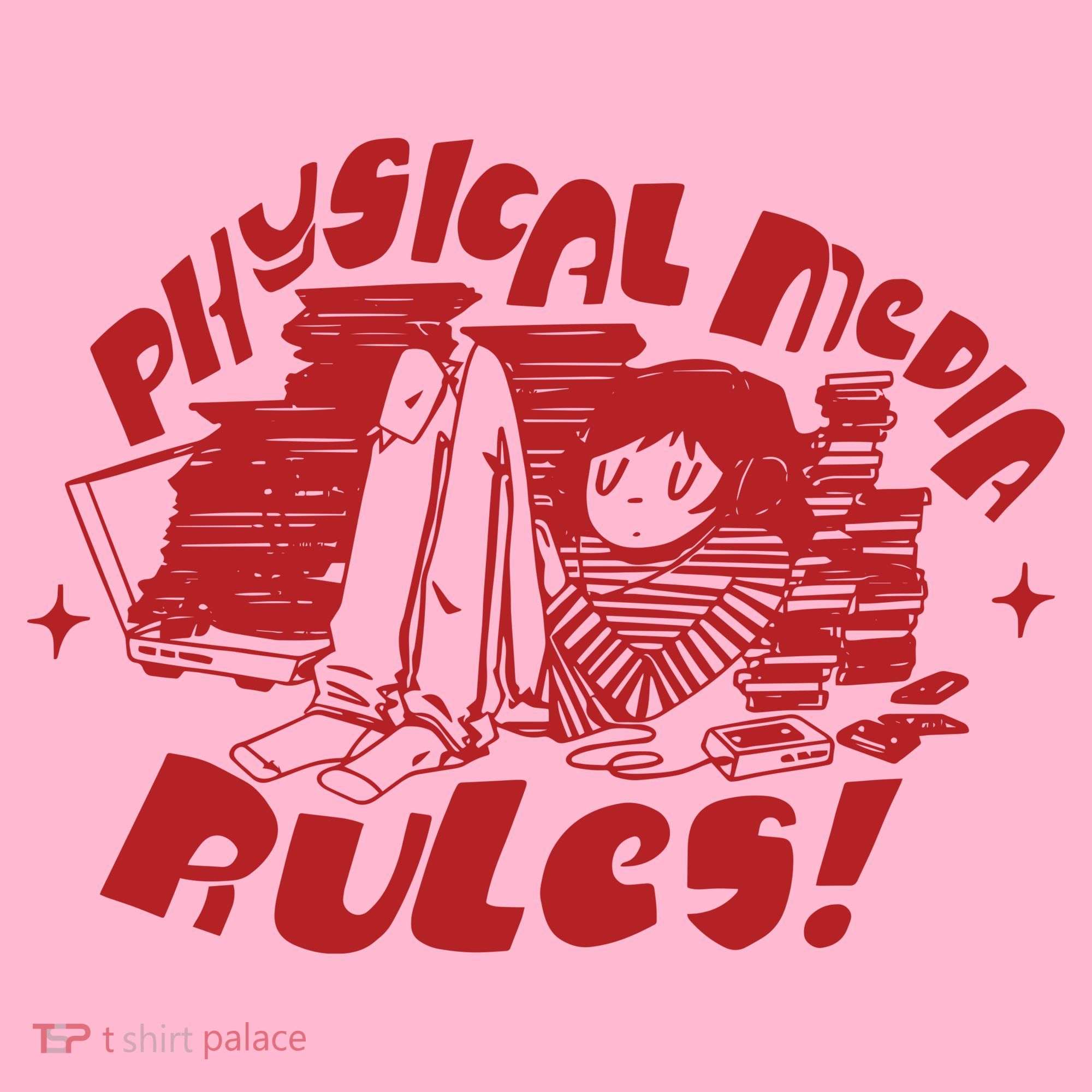 Physical Media Rules Coaster