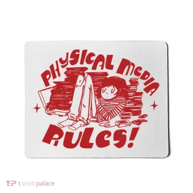 Physical Media Rules Mousepad