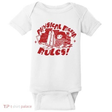 Physical Media Rules Baby Bodysuit
