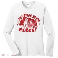 Physical Media Rules Women's Long Sleeve Shirt thumb 0
