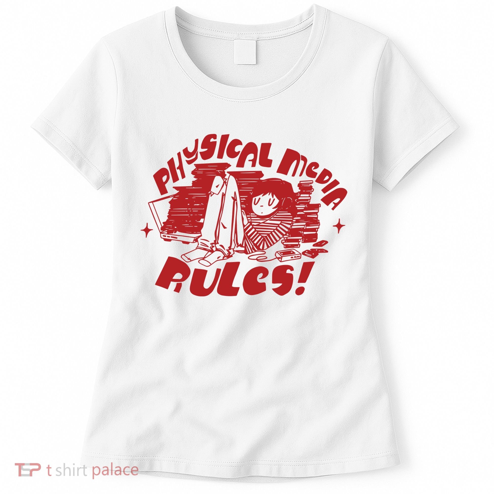 Physical Media Rules Women's T-Shirt