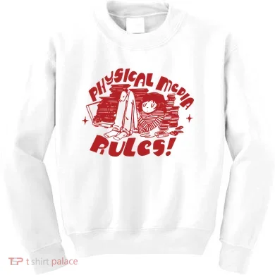 Physical Media Rules Kids Sweatshirt