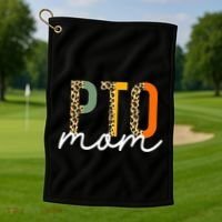 PTO Mom School Volunteer Mothers Appreciation Golf Towel thumb 1