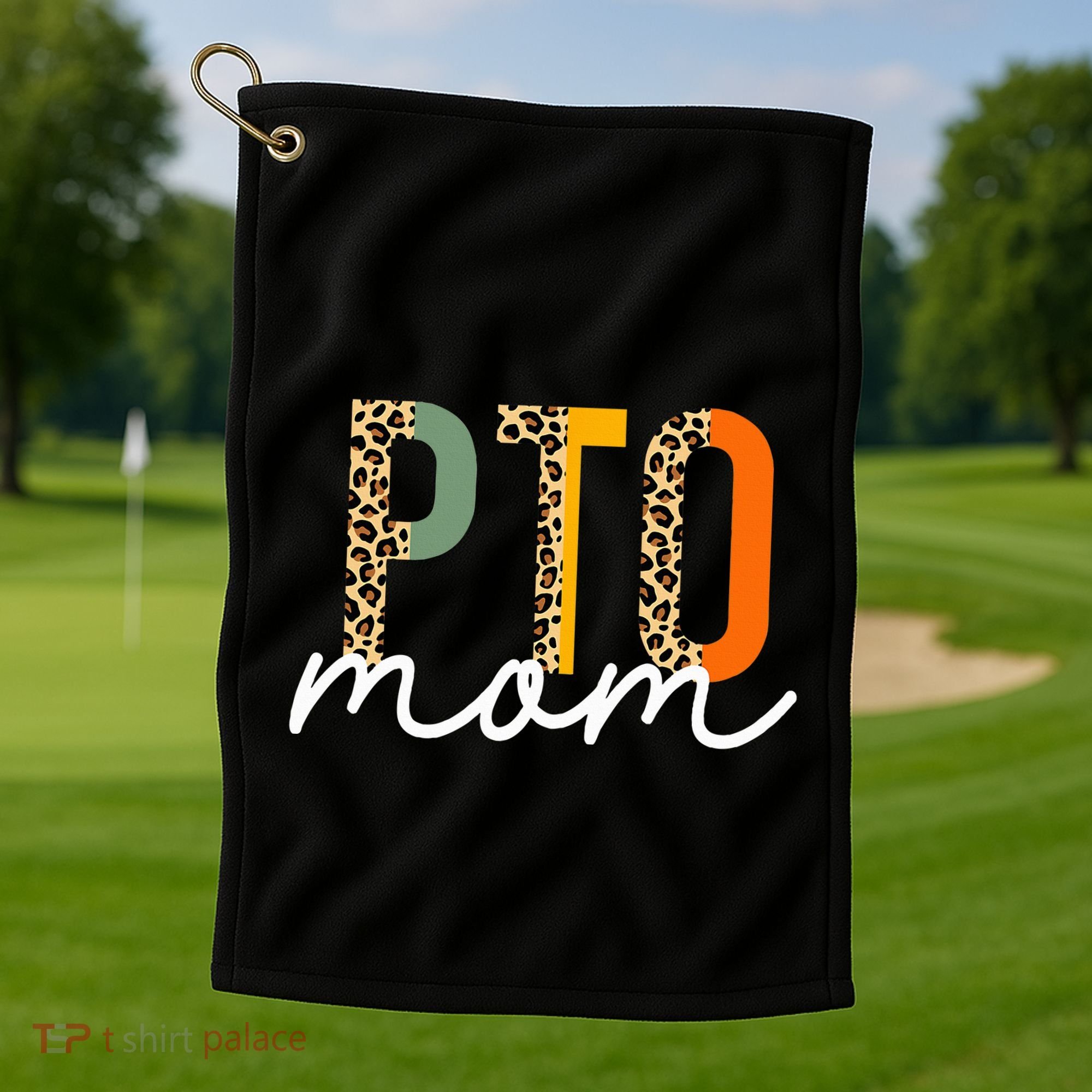 PTO Mom School Volunteer Mothers Appreciation Golf Towel