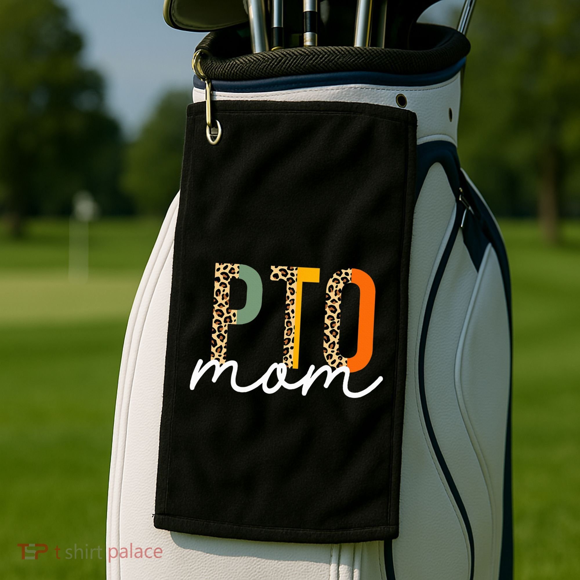PTO Mom School Volunteer Mothers Appreciation Golf Towel