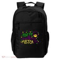 Pour Me Something Mister Mardi Gras Party Backpack thumb 0