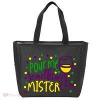 Pour Me Something Mister Mardi Gras Party Tote Bag thumb 0