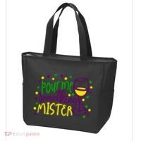 Pour Me Something Mister Mardi Gras Party Tote Bag thumb 3