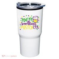 Pour Me Something Mister Mardi Gras Party Tumbler thumb 0