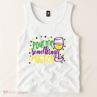 Pour Me Something Mister Mardi Gras Party Tank Top thumb 2