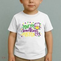 Pour Me Something Mister Mardi Gras Party Toddler T-Shirt thumb 2