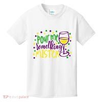 Pour Me Something Mister Mardi Gras Party Kids T-Shirt thumb 0