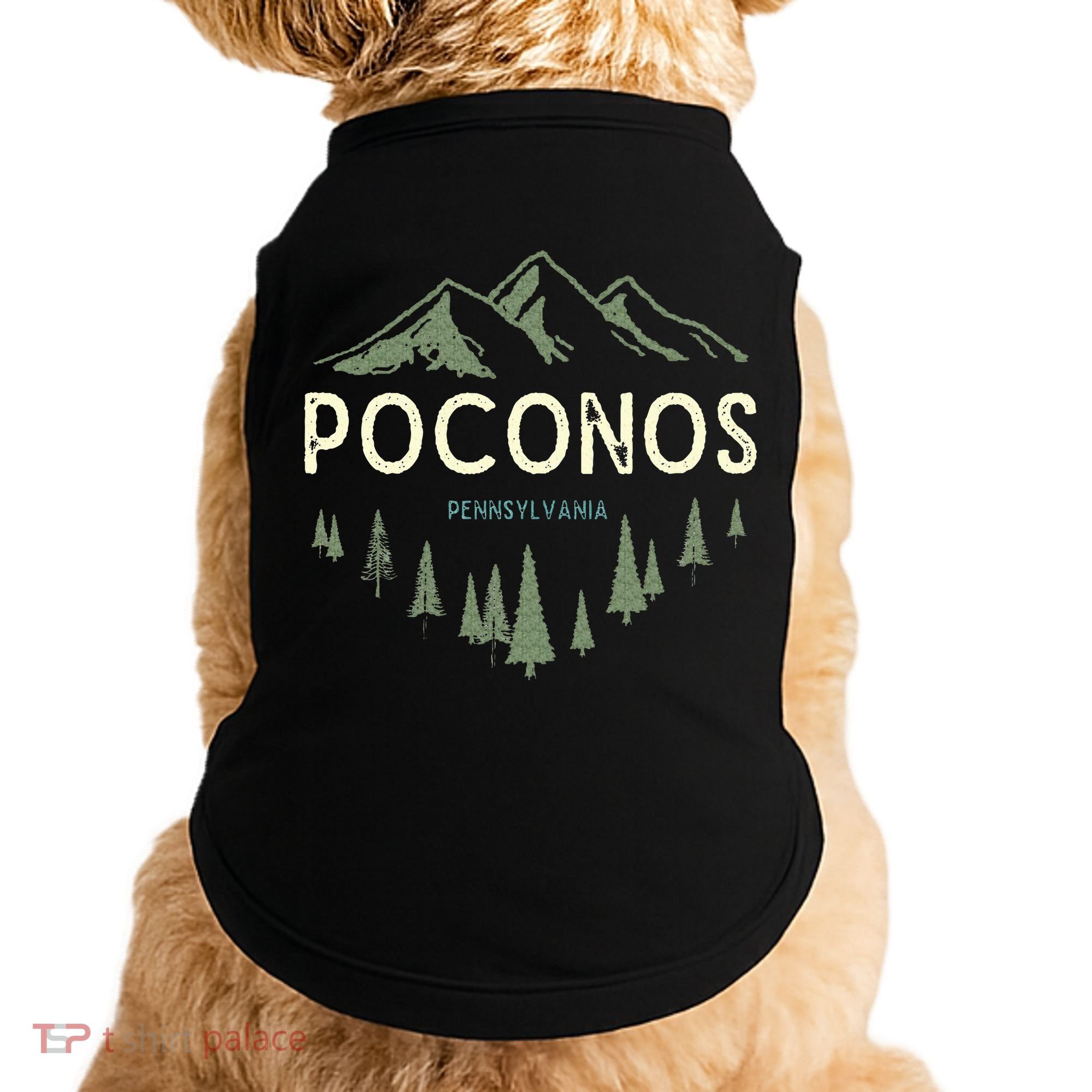 Pocono Mountains Souvenir Poconos Pennsylvania  Doggie Tank