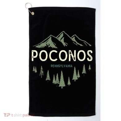 Pocono Mountains Souvenir Poconos Pennsylvania  Golf Towel