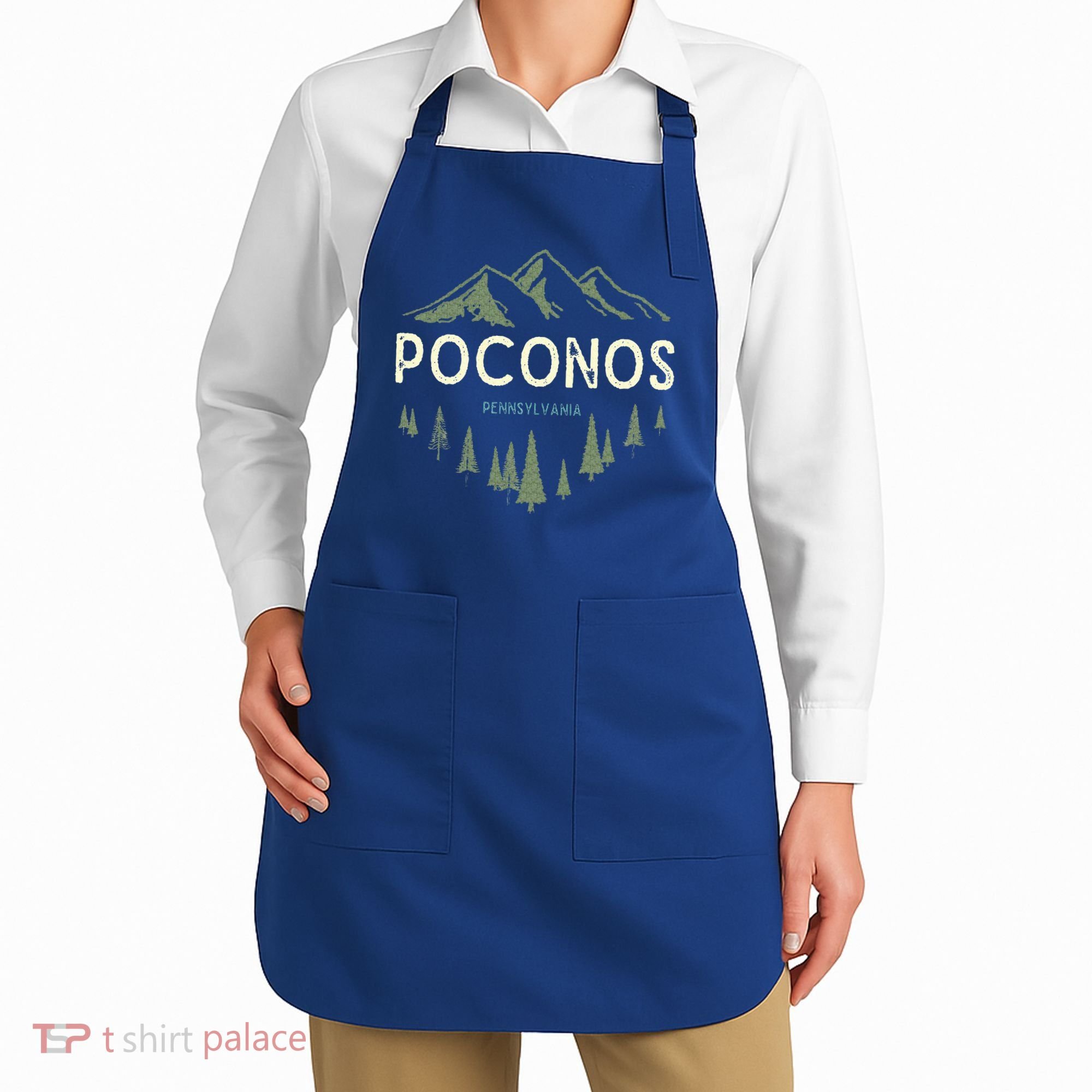 Pocono Mountains Souvenir Poconos Pennsylvania  Apron